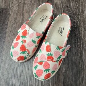 Toms Limited Edition Belmont Birch Spring Strawberry slip on Shoes US10